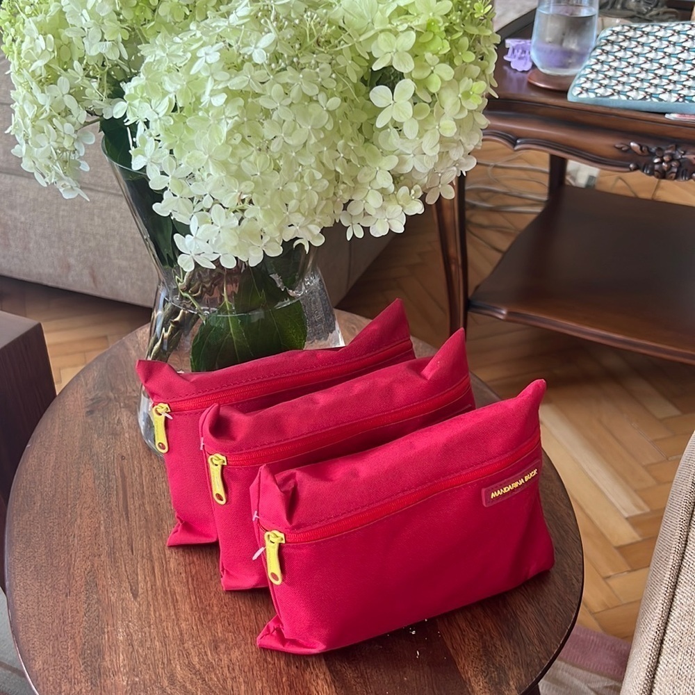 Mandarina Duck travel bags for 3 =>locked and zipped inflight travel Bags - Picture 5 of 7